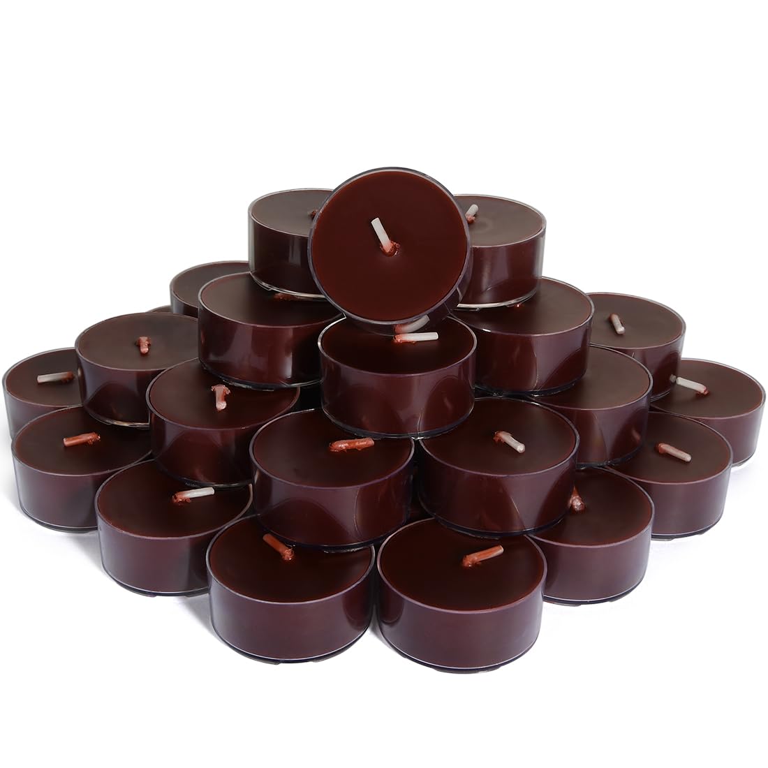 DEYBBY Natural Scented Soy Wax Tealight Candles Bulk, Romantic Rose Aromatherapy Luxury Tea Candle Set of 12-4 Hour Burn Time|Great for Valentine's Day, Birthday