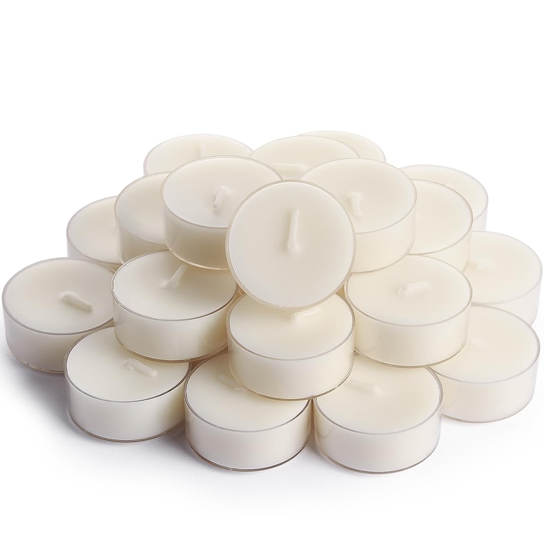 DEYBBY Natural Scented Soy Wax Tealight Candles Bulk, Romantic Rose Aromatherapy Luxury Tea Candle Set of 12-4 Hour Burn Time|Great for Valentine's Day, Birthday