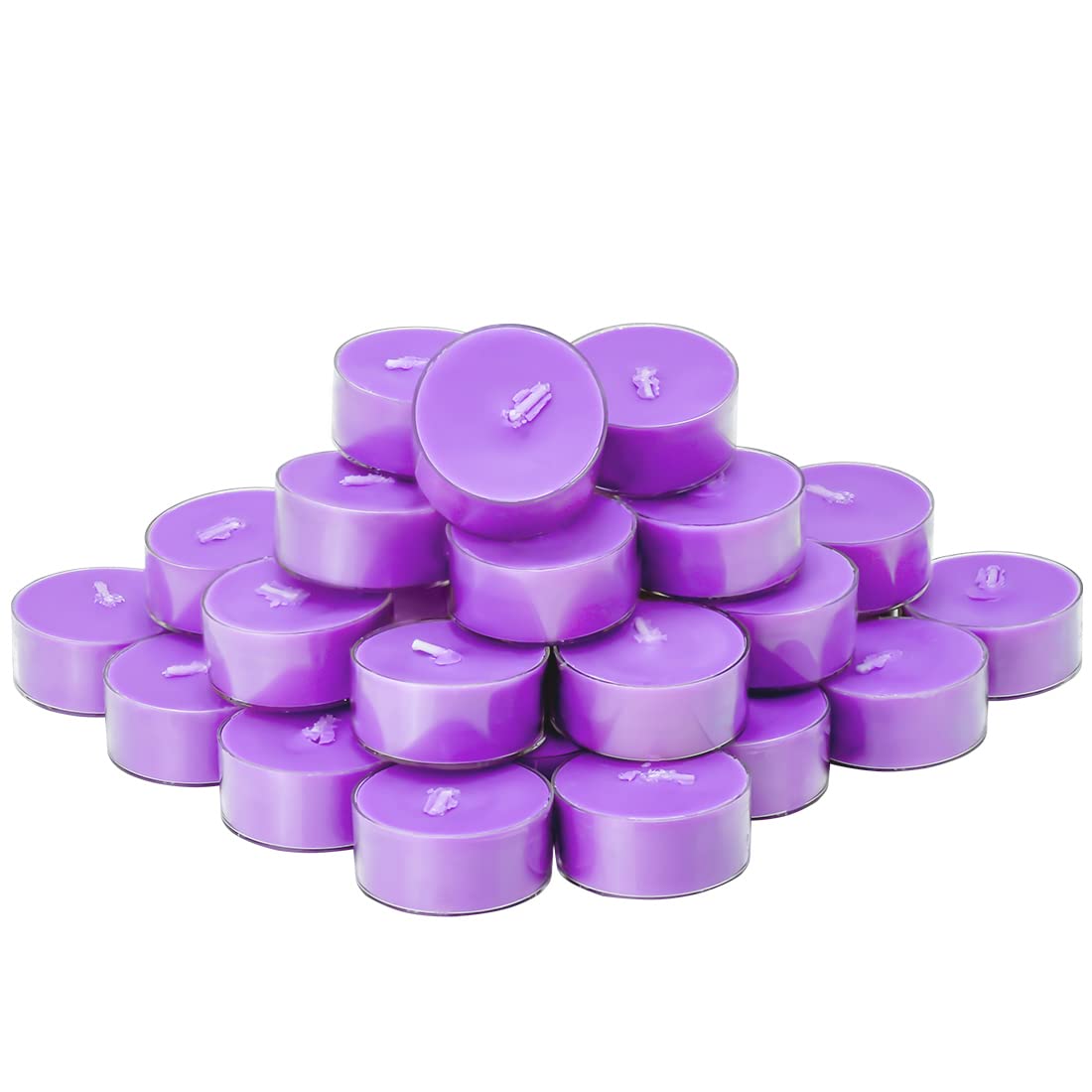 DEYBBY Natural Scented Soy Wax Tealight Candles Bulk, Romantic Rose Aromatherapy Luxury Tea Candle Set of 12-4 Hour Burn Time|Great for Valentine's Day, Birthday