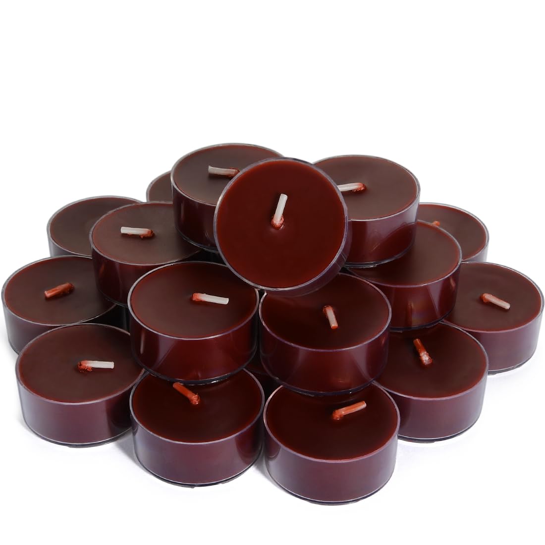 DEYBBY Natural Scented Soy Wax Tealight Candles Bulk, Romantic Rose Aromatherapy Luxury Tea Candle Set of 12-4 Hour Burn Time|Great for Valentine's Day, Birthday