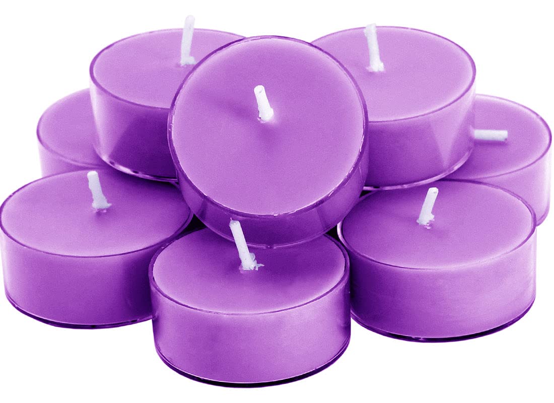 DEYBBY Natural Scented Soy Wax Tealight Candles Bulk, Romantic Rose Aromatherapy Luxury Tea Candle Set of 12-4 Hour Burn Time|Great for Valentine's Day, Birthday