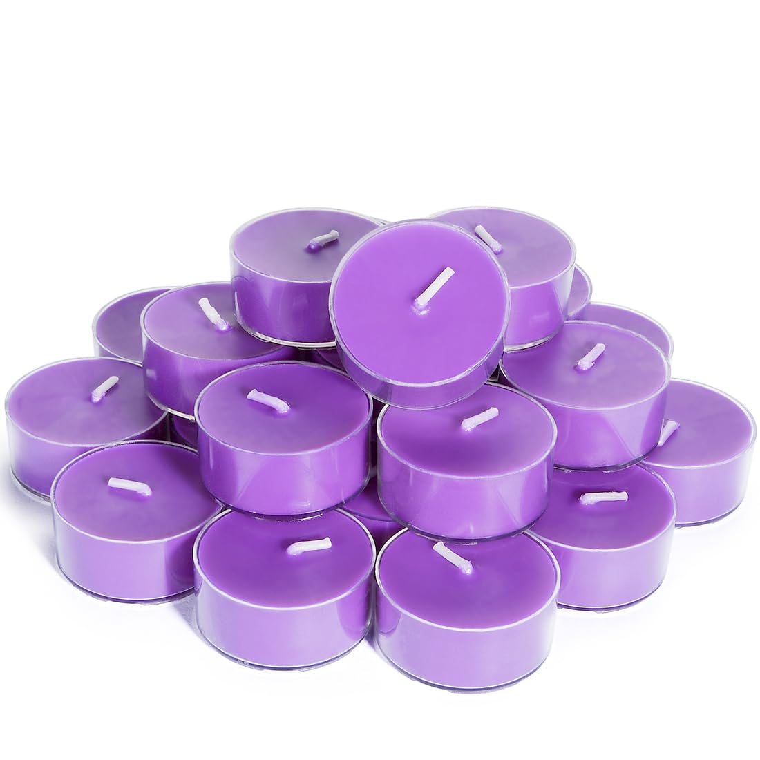 DEYBBY Natural Scented Soy Wax Tealight Candles Bulk, Romantic Rose Aromatherapy Luxury Tea Candle Set of 12-4 Hour Burn Time|Great for Valentine's Day, Birthday