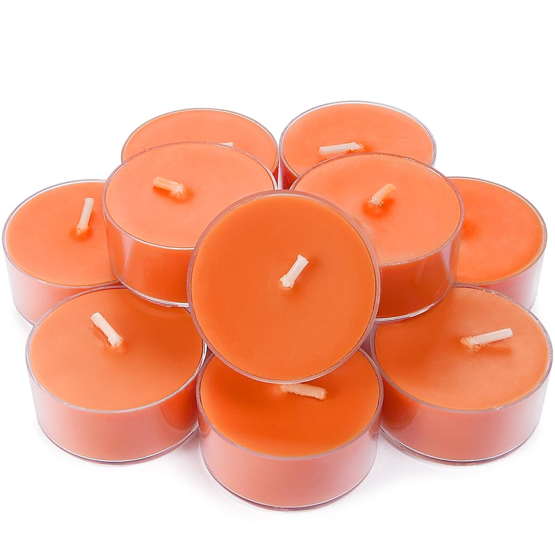 DEYBBY Natural Scented Soy Wax Tealight Candles Bulk, Romantic Rose Aromatherapy Luxury Tea Candle Set of 12-4 Hour Burn Time|Great for Valentine's Day, Birthday