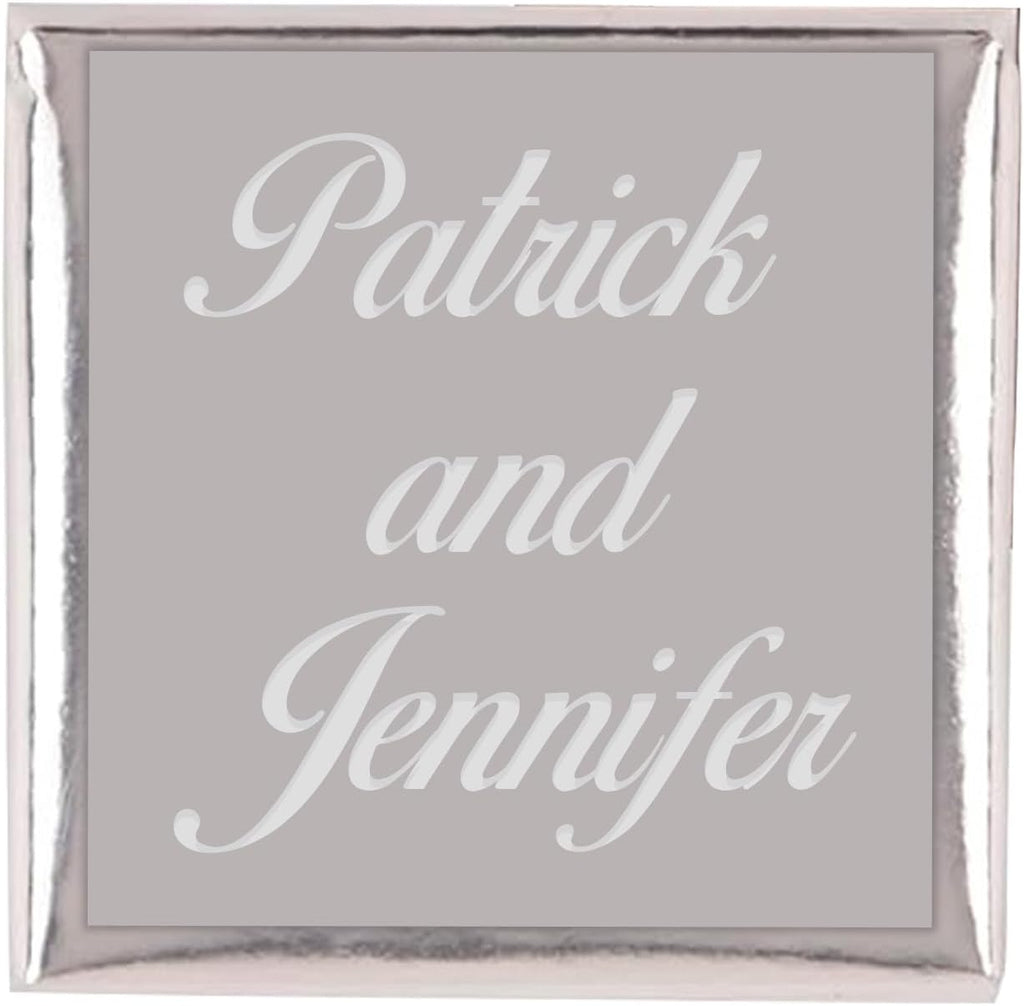 Set of 50 Personalized Chocolate for Wedding Favors, Engagement Chocolate, Bulk Gifts for Guests for Party Favors