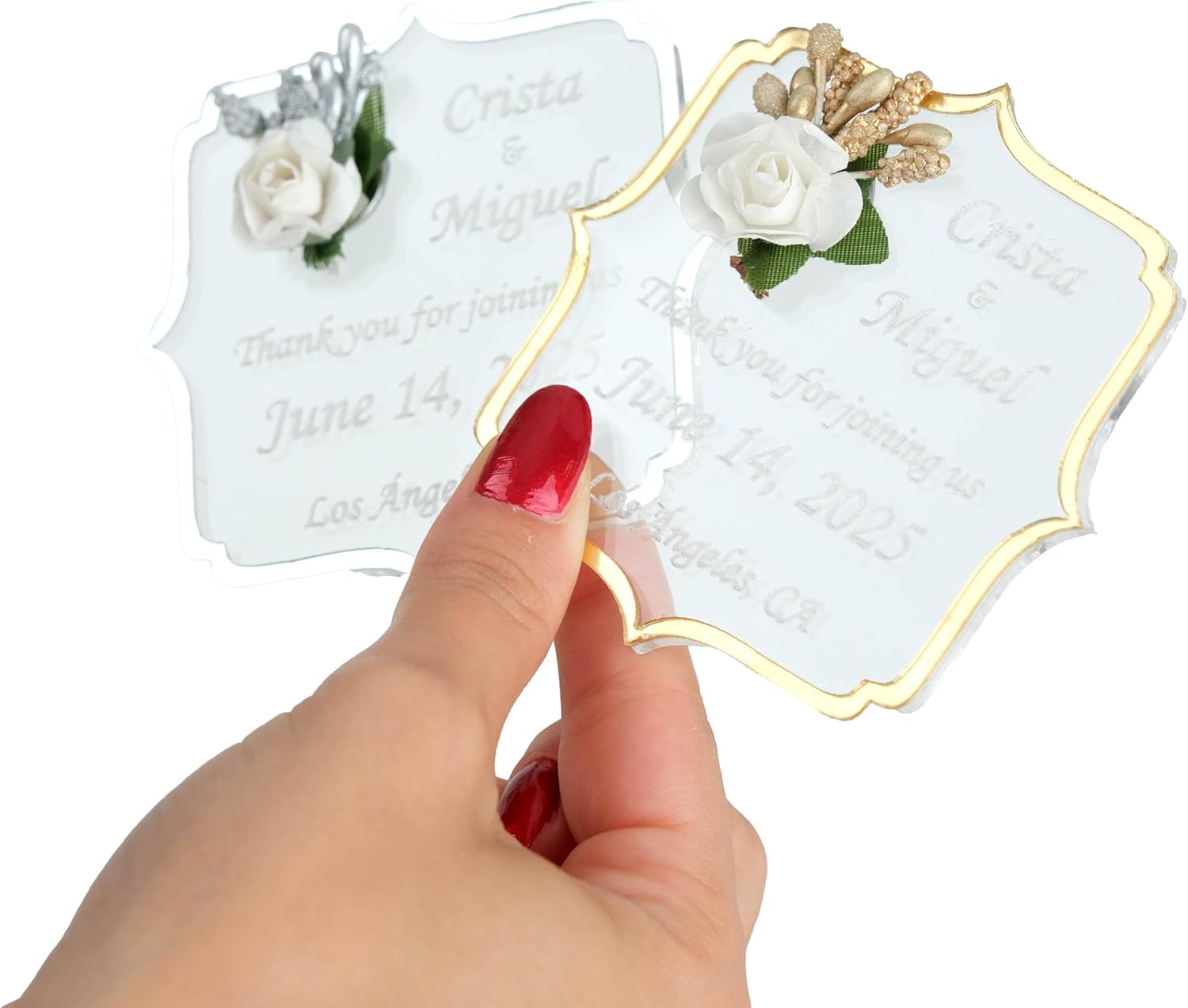 Wedding Favors Magnet for Guests Bulk 100 - Favors Magnet - Wedding Favors and Party Magnets - Pack of 10-300 - Birthday and Party Magnets - Personalized Favor Magnet - Wedding Favors - Party Favors