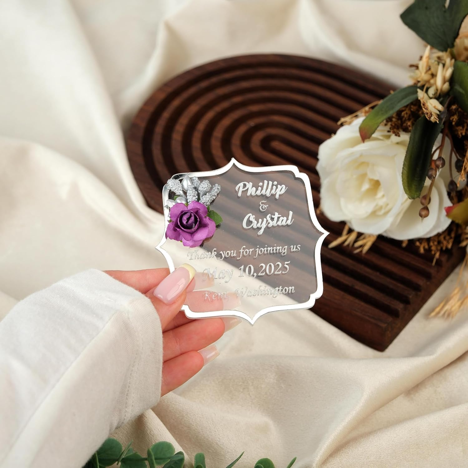 Wedding Favors Magnet for Guests Bulk 100 - Favors Magnet - Wedding Favors and Party Magnets - Pack of 10-300 - Birthday and Party Magnets - Personalized Favor Magnet - Wedding Favors - Party Favors