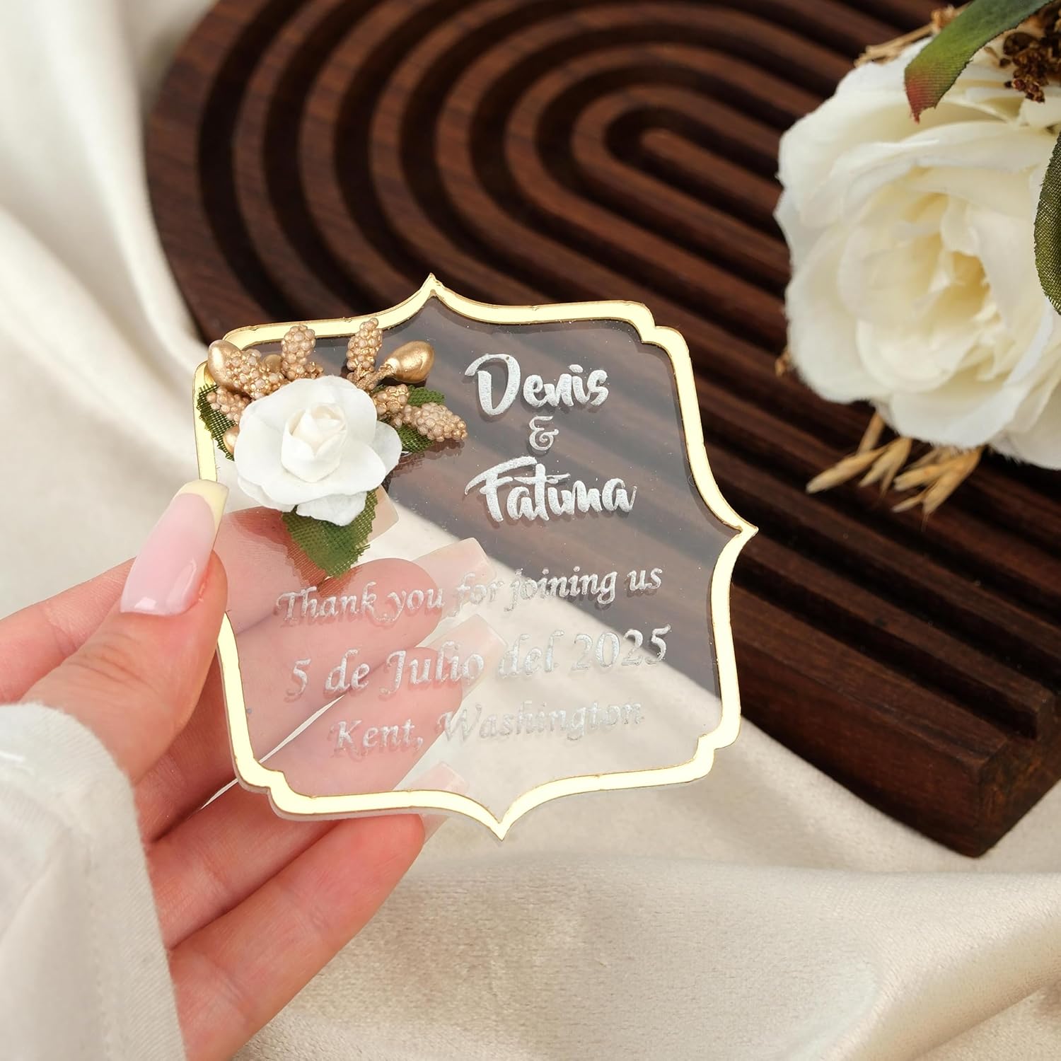 Wedding Favors Magnet for Guests Bulk 100 - Favors Magnet - Wedding Favors and Party Magnets - Pack of 10-300 - Birthday and Party Magnets - Personalized Favor Magnet - Wedding Favors - Party Favors