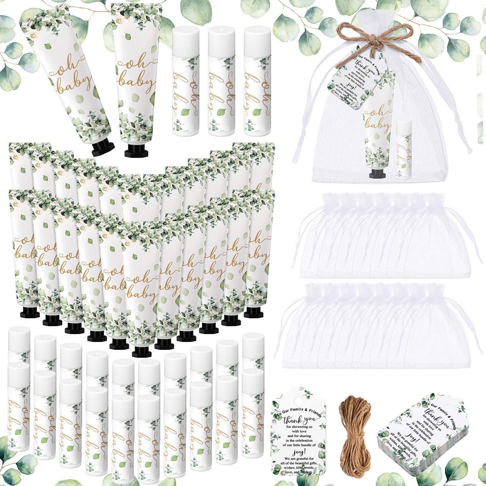 48 Sets Something Blue Before I Do Bridal Shower Hand Cream and Lip Balm Gift Bulk Blue Floral Wedding Favors Travel Size Hand Lotion and Lip Balm Bridal Shower Party Supplies for Guest