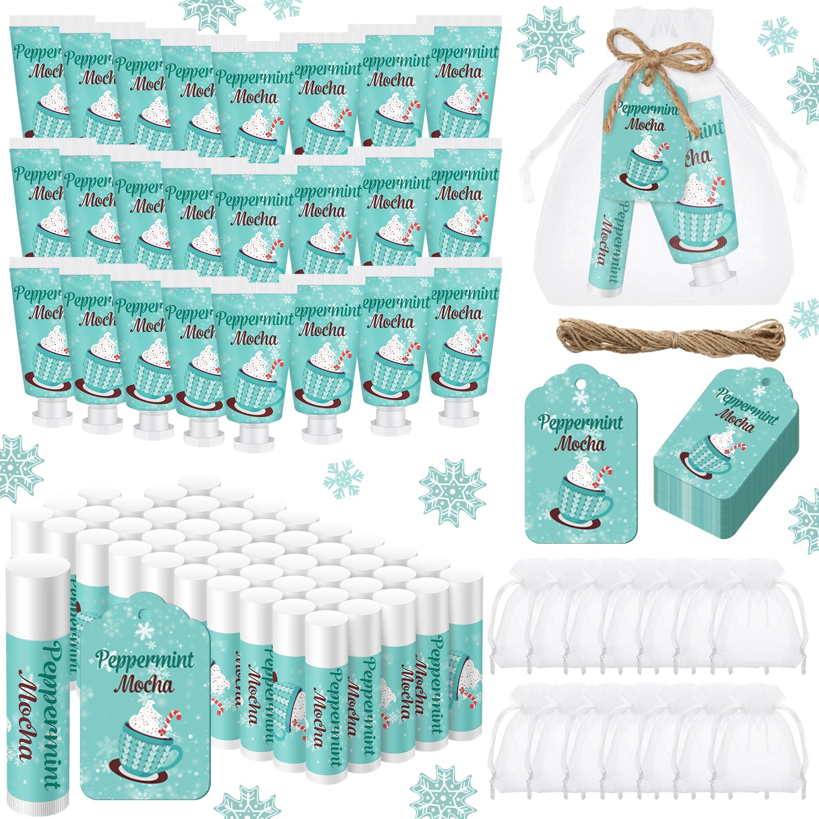 48 Sets Something Blue Before I Do Bridal Shower Hand Cream and Lip Balm Gift Bulk Blue Floral Wedding Favors Travel Size Hand Lotion and Lip Balm Bridal Shower Party Supplies for Guest